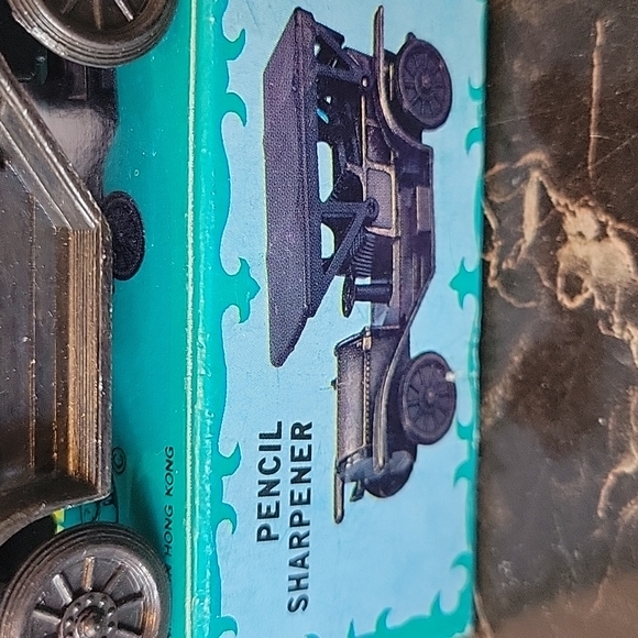 Pencil sharpener simplex hong kong antique finished 1906 w/box die-cast - Picture 3 of 5